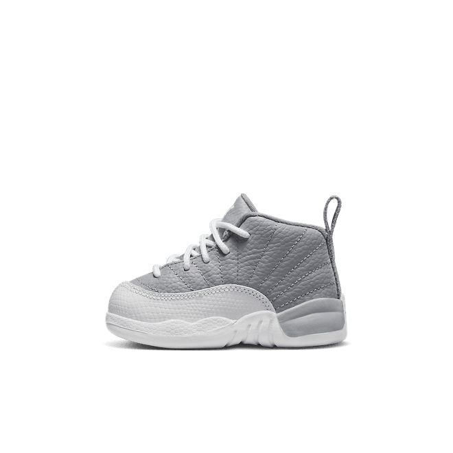 Nike Jordan Baby Gray & White Jordan 12 Retro 