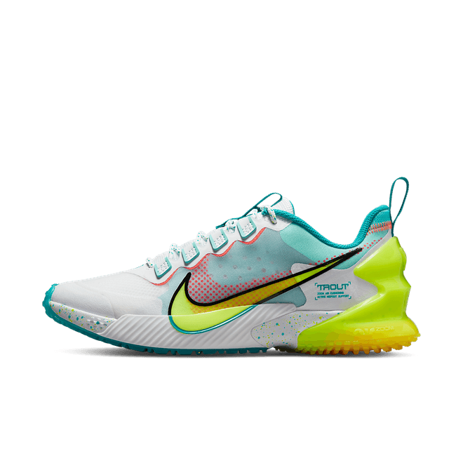 Nike Force Zoom Trout LTD TF 'White Aurora Green Volt'