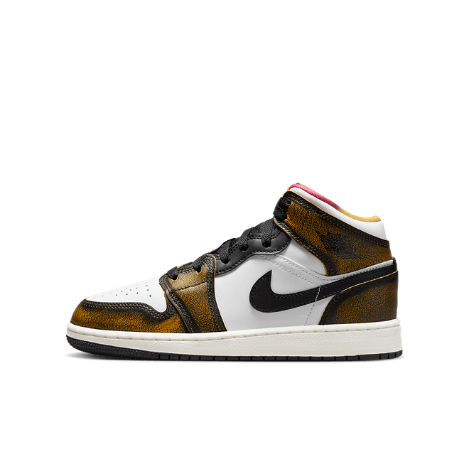 Air Jordan 1 Mid SE GS 'Wear-Away - Taxi'