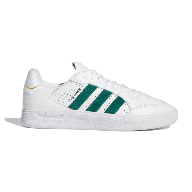 adidas Tyshawn Low Cloud White Collegiate Green