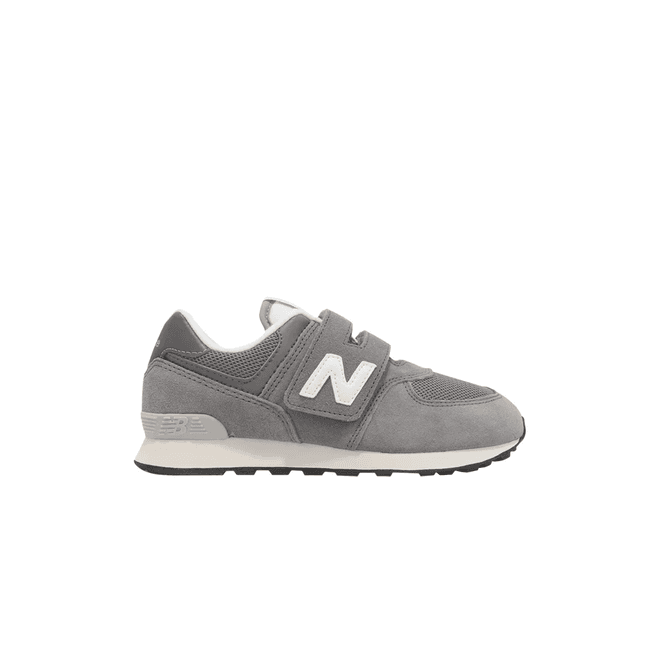 New Balance 574 New-B Hook & Loop Little Kid Wide 'Gunmetal'