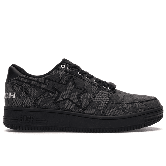 A Bathing Ape Bape Sta Low Coach Black