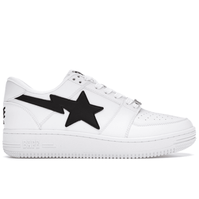 A Bathing Ape Bape Sta Low M1 White Black