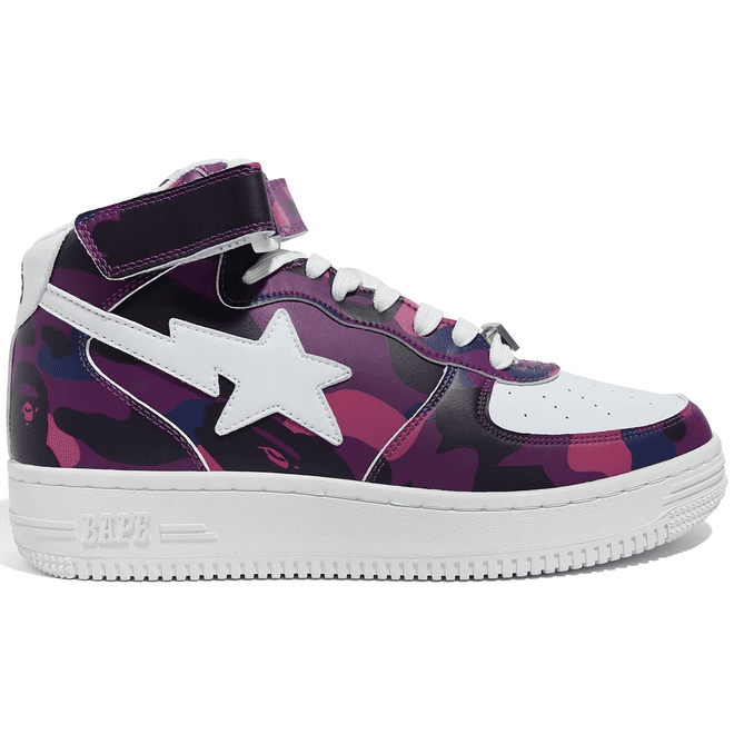 A Bathing Ape Bape Sta Mid Camo Purple