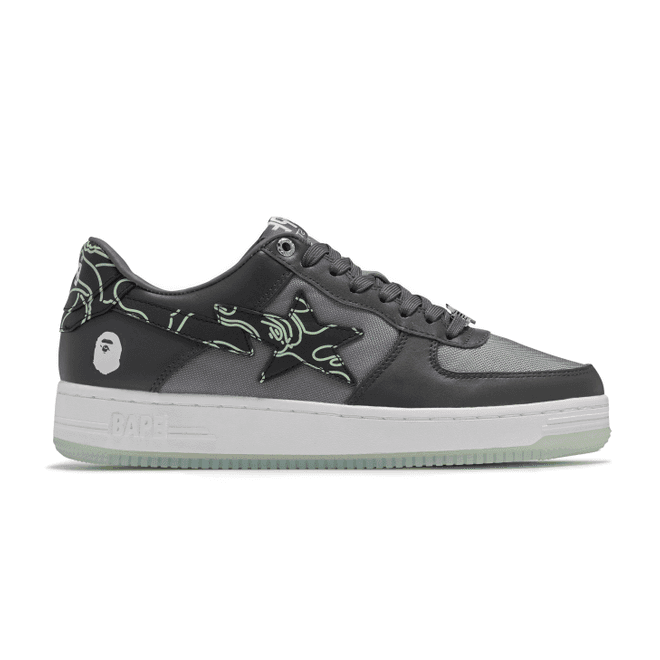 A Bathing Ape Bape Sta Text Code Camo Charcoal