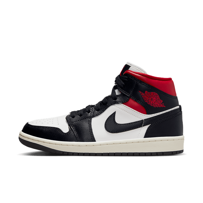 Air Jordan 1 Mid WMNS 'Black Gym Red'