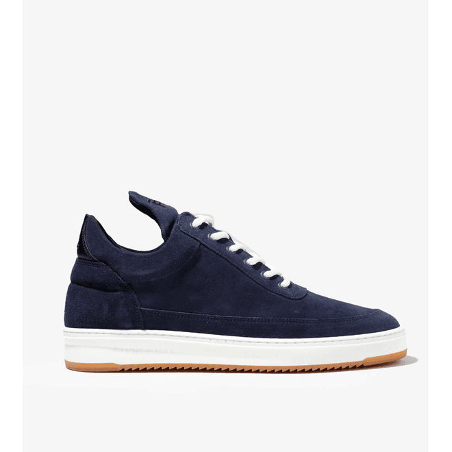 Filling Pieces Low Top Suede Dark Blue