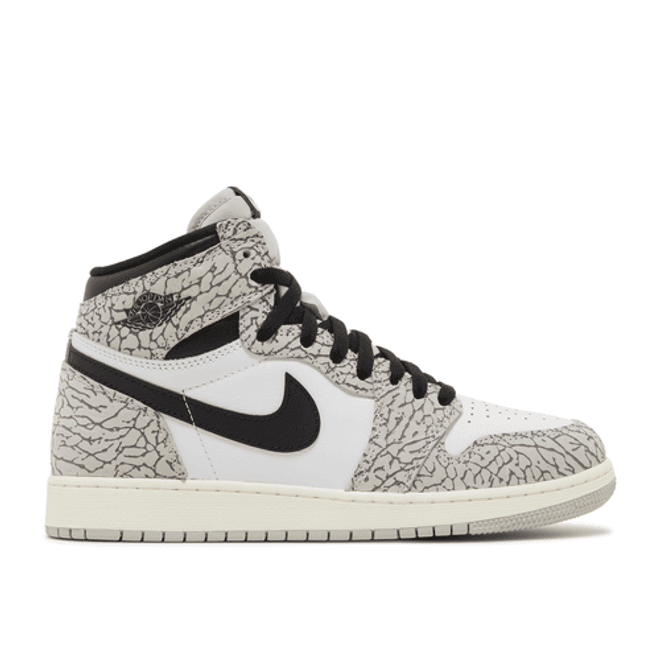 Air Jordan 1 Retro High OG GS 'White Cement'