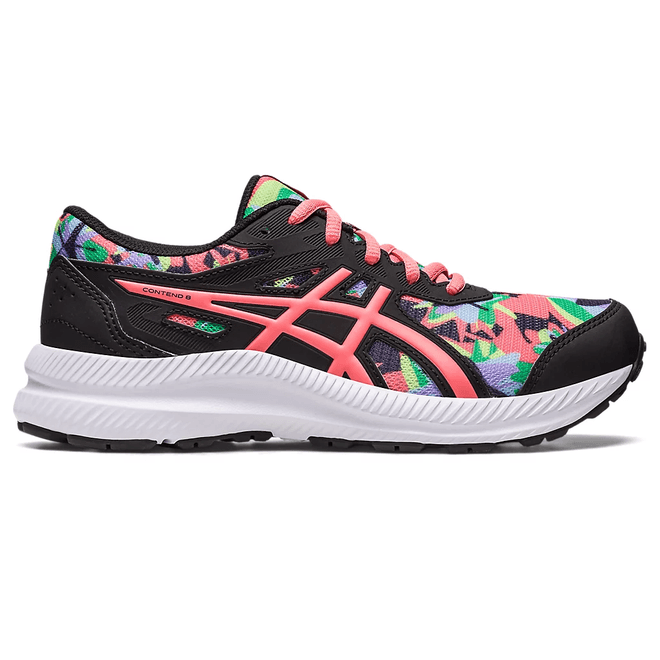 ASICS CONTEND 8 PRINT GS Black