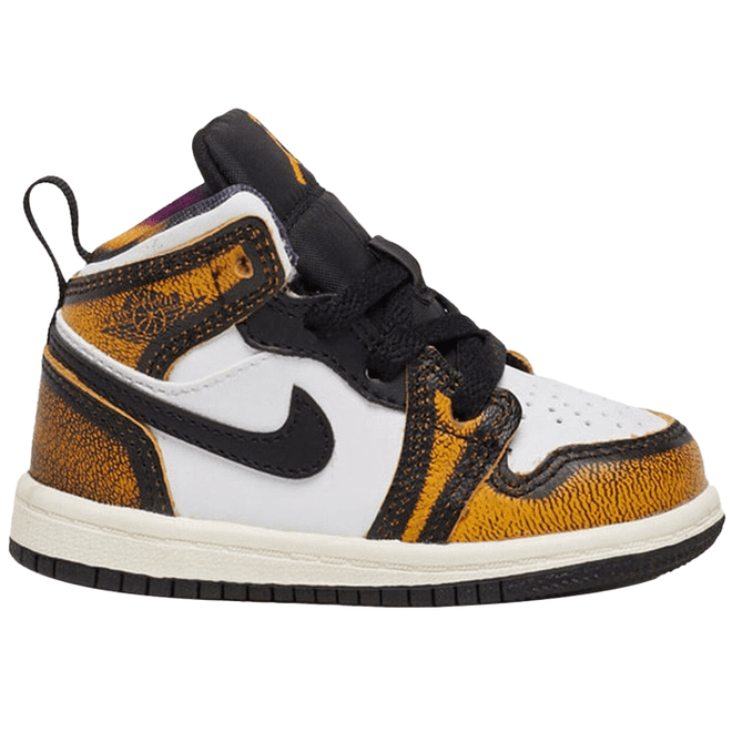 Air Jordan 1 Mid SE Orange Wear Away (TD)