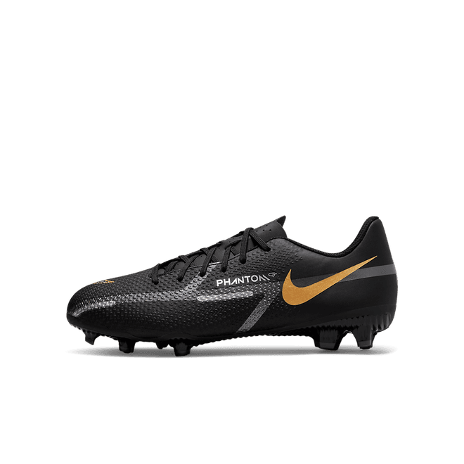 Nike Phantom GT2 Academy MG GS 'Black Metallic Gold'