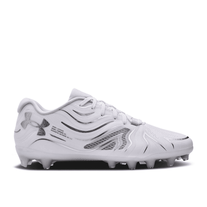 Under Armour Command MC Lacrosse 'White Metallic Silver'