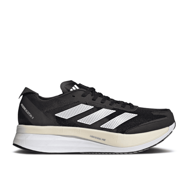 adidas Adizero Boston 11 Wide 'Black White Carbon'