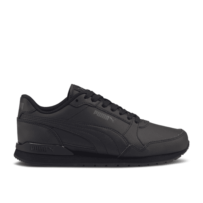 Puma ST Runner v3 Leather Jr 'Triple Black'