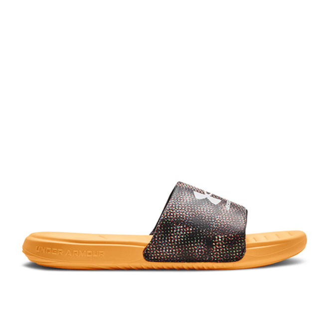 Under Armour Ansa Graphic Slide 'Black Orange Ice'