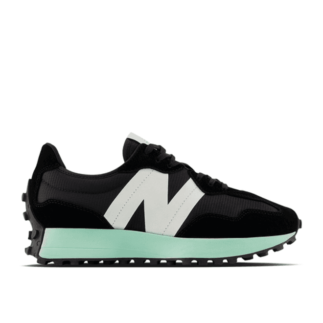 New Balance Wmns 327 'Black Bright Mint'