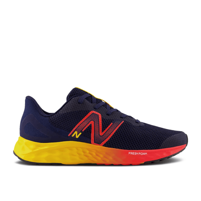 New Balance Fresh Foam Arishi v4 Big Kid 'Navy Red Egg Yolk'