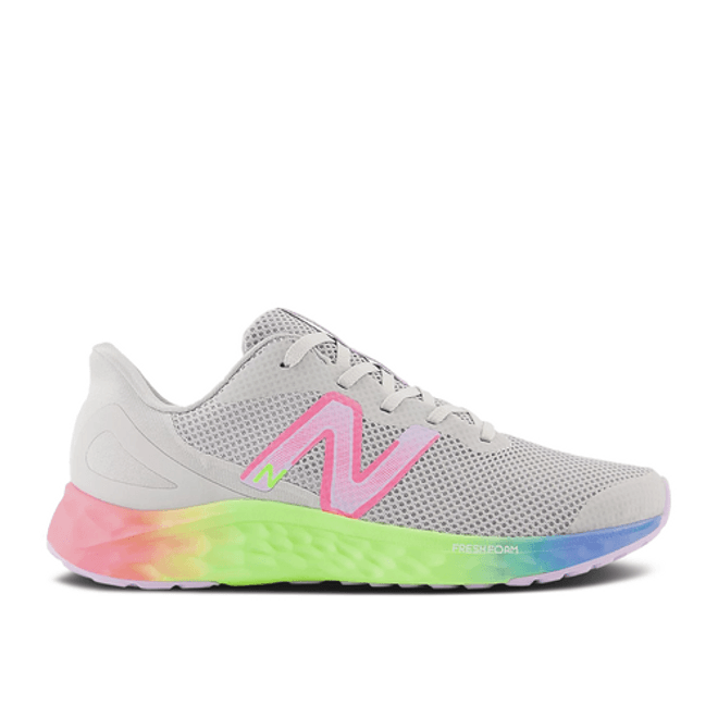 New Balance Fresh Foam Arishi v4 Big Kid 'Light Aluminum Rainbow'