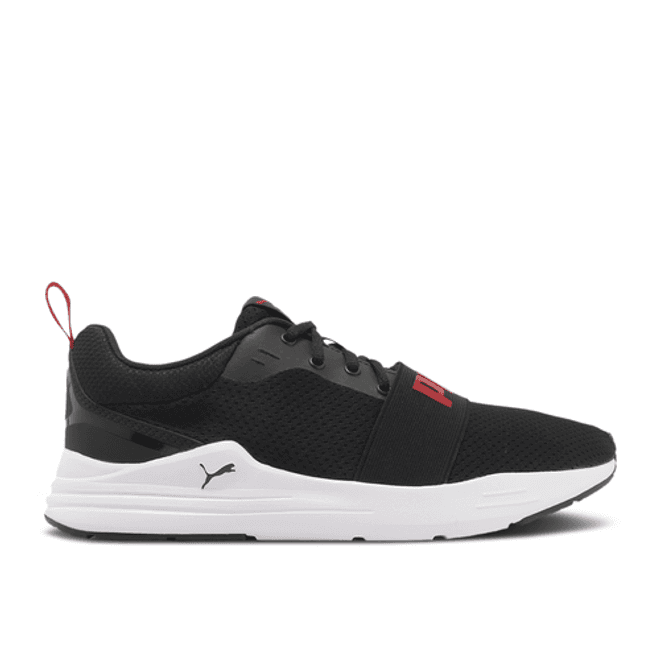 Puma Wired Run 'Black High Risk Red'