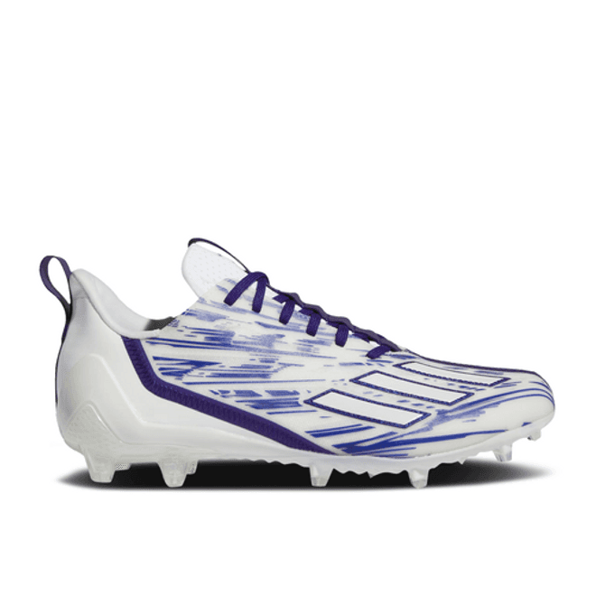 adidas Adizero Cleats 'White Team College Purple'