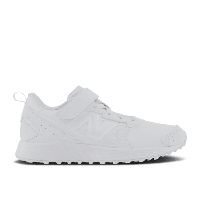 New Balance Fresh Foam 650v1 Bungee Lace Top Strap Big Kid Wide 'Triple White'