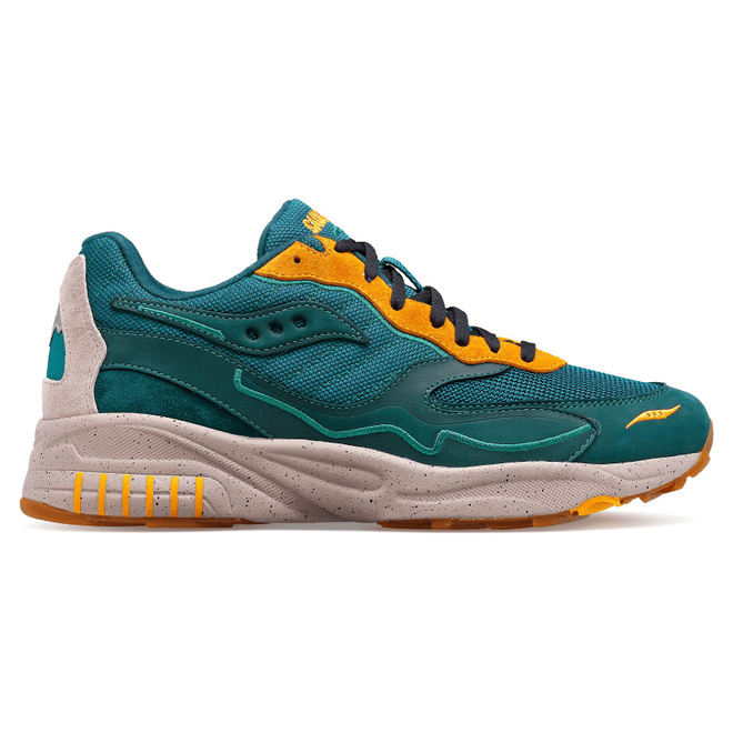 Saucony 3D Grid Hurricane Premium Green Orange