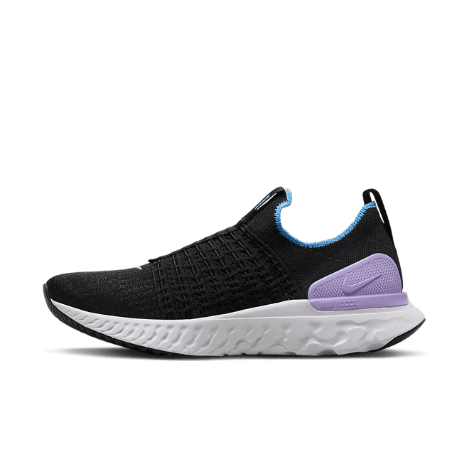 Nike React Phantom Run Flyknit 2 Black Barely Grape University Blue (Women's)