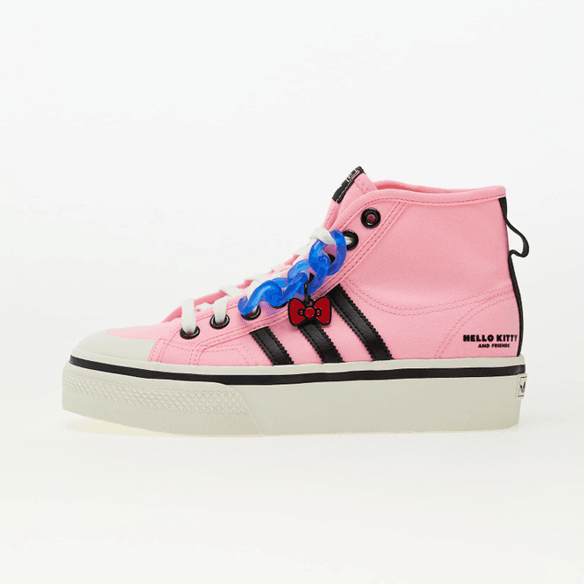 adidas Nizza Platform Mid W Pink Glow/ Core Black/ Bright Royal