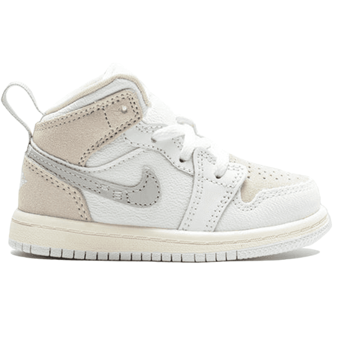 Air Jordan 1 Mid SE Craft Inside Out White Grey (TD)