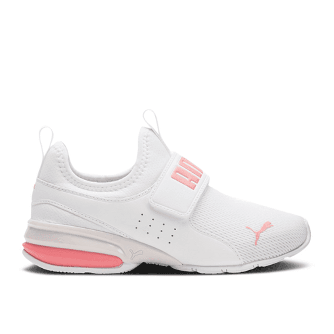 Puma Axelion Slip-On Big Kid 'White Carnation Pink'