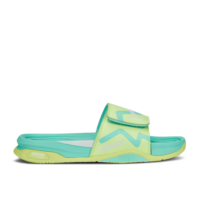 Puma Dream Nitro Future Slide 'Yellow Electric Peppermint'