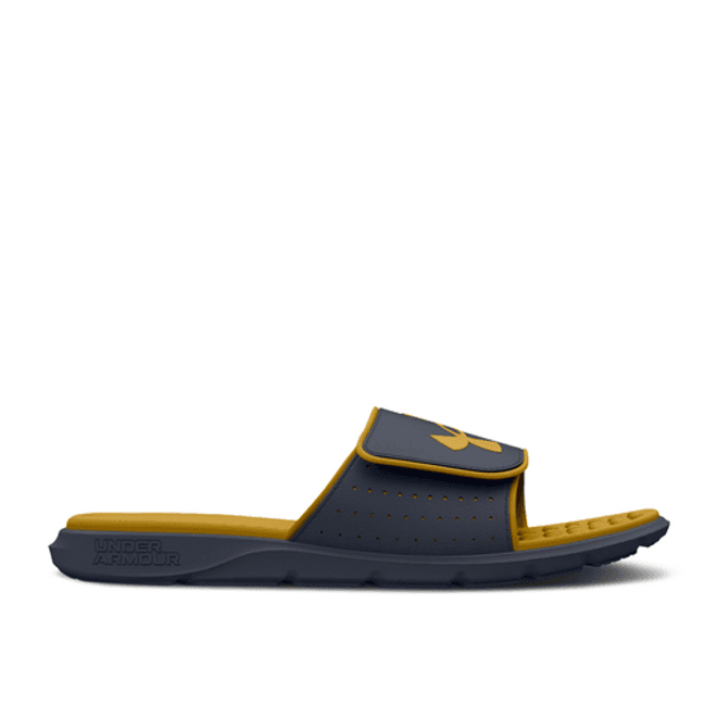 Under Armour Ignite Pro Slide 'Downpour Grey Yellow'