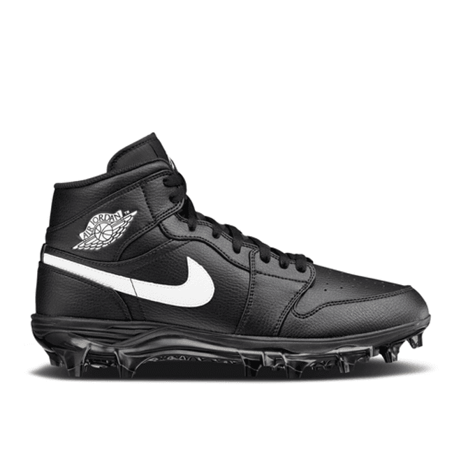 Air Jordan Jordan 1 Mid TD Cleat 'Black' 2023