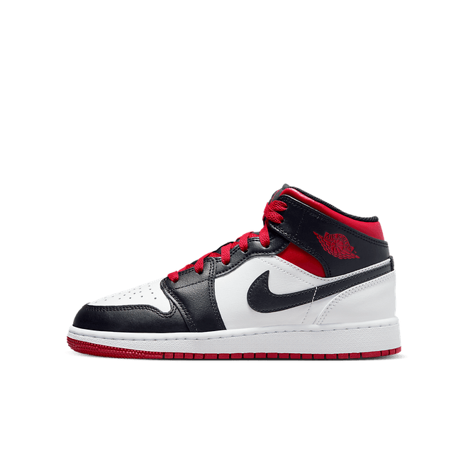 Air Jordan 1 Mid GS 'Gym Red Black Toe'