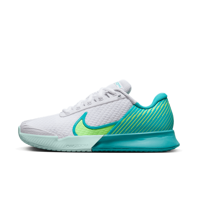 Nike Wmns NikeCourt Air Zoom Vapor Pro 2 HC Wide 'White Teal Nebula'