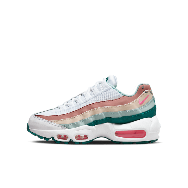 Nike Air Max 95 Recraft GS 'White Geode Teal Pink'