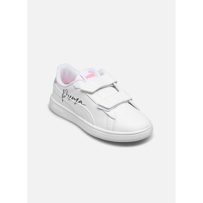 Puma Smash 3.0 Leather Velcro Little Kid 'Crystal'