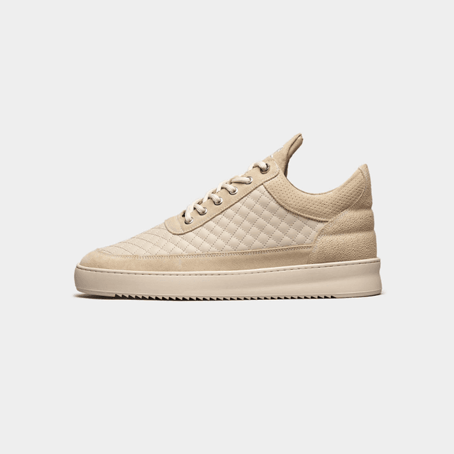 Low Top Quilted Beige