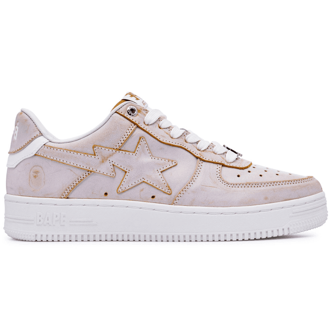 A Bathing Ape Bape Sta Wear Away Paint Beige