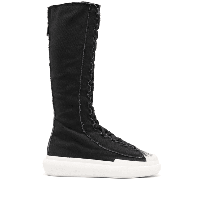 Y-3 Nizza distressed boot