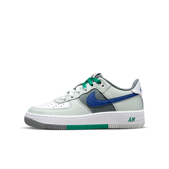 Nike Air Force 1 LV8 GS 'Light Silver Deep Royal'