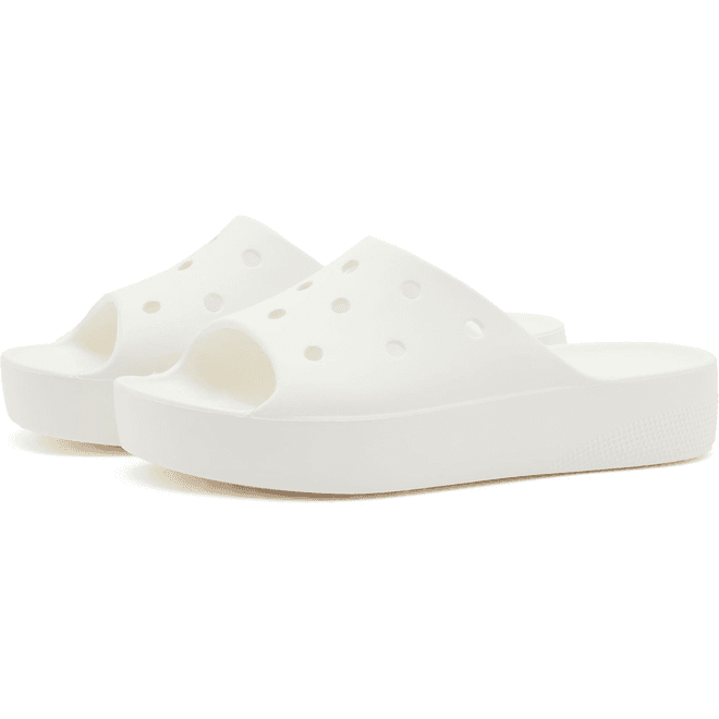 Crocs Classic Platform Slide White