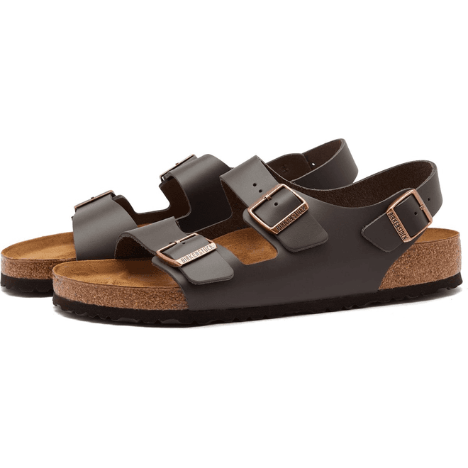 Birkenstock Milano Dark Brown Smooth Leather