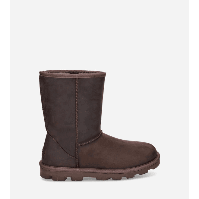 UGG Essential Short Leather Boot Women Brown