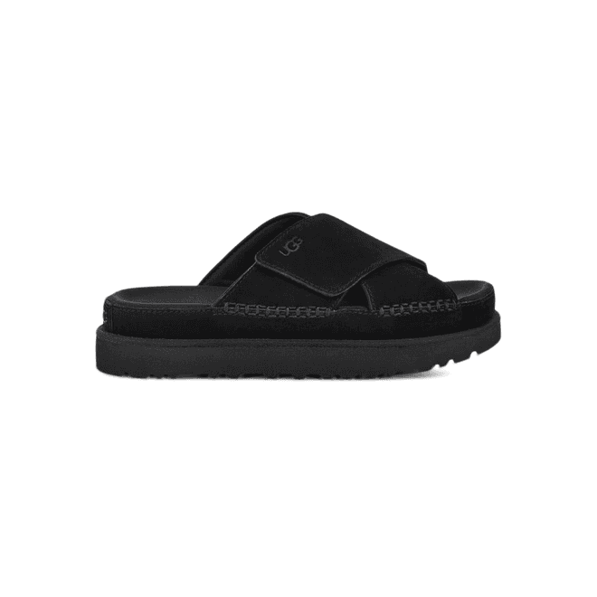 UGG Goldenstar Cross Slide Women Black