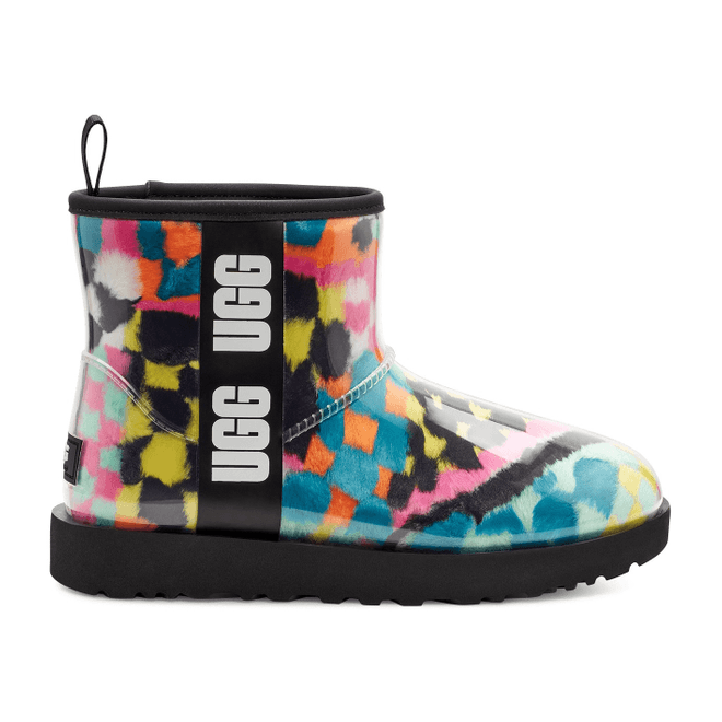 UGG Classic Clear Mini Boot Checks Black Multi (Women's)