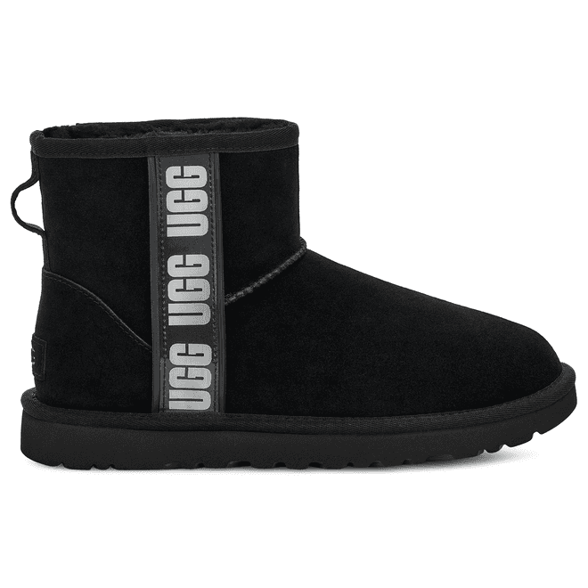 UGG Classic Mini II Boot Side Logo Black (Women's)