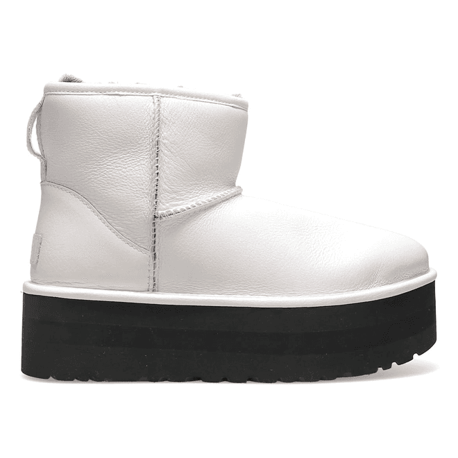 UGG Classic Mini Platform Matte Boot Ultra Matte White (Women's)