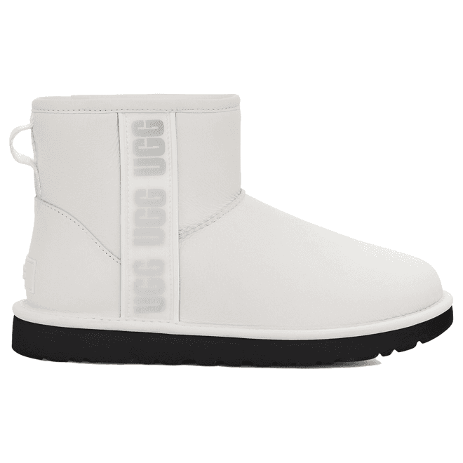 UGG Classic Mini Side Logo Boot Ultra Matte White (Women's)