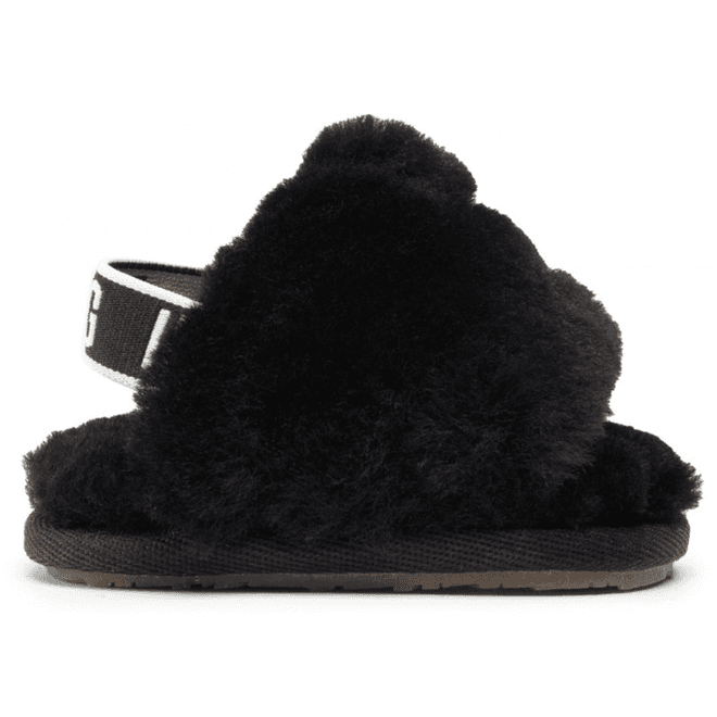 UGG Fluff Yeah Slide Black (Infant)